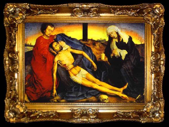 framed  Rogier van der Weyden Lamentation of Christ e, ta009-2